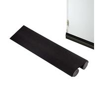 Burlete de doble cara para puertas con espuma lavable y cálida tela de felpa para reducir el ruido y el polvo