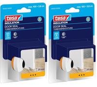 Burlete de espuma para umbral de puertas tesamoll, 95cm x 38 mm, color blanco (Paquete de 2)