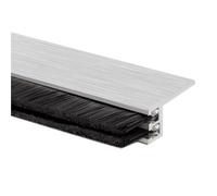 Burlete de nailon para grandes huecos, doble base de aluminio en forma de H para puertas exteriores e interiores