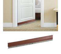 Burlete de Puerta con Cepillo 100x3cm Autoadhesivo, Aislante Térmico, Antipolvo, Antiinsectos, Insonorizado, para Puertas y Ventanas Interiores y Exteriores