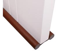 Burlete de Puerta - Doble Tira de Sellado Ajustable, Barrera Aislante Flexible, de Tela Lavable | Dispositivo acústico antiolores para la de la habitación de 'uf