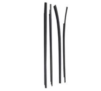 Burlete De Vidrio Para Ventanilla De Coche Tira De Sellado Impermeable Moldura De Goma Negra 82210-2S000 Para Hyundai IX35 2010-2015 POMPOMPUR