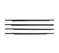 Burlete Exterior De Ventana Moldura Puerta Lateral Junta Estanqueidad 5727A007 5727A008 Para Outlander Sellado Ventanilla Tira Coche(For 2013-2018 Black)