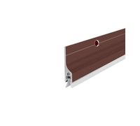 Burlete Inferior de Puerta de Metal, Barrido de Ratones de Aluminio Parabrisas Sellado contra Polvo en Tiras, Bloqueador Excludor de Corrientes Bajo la Puerta, Tira de Barrido Sellante para Puertas