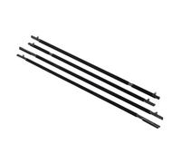 burlete para automóvil Sellos De Puerta De Ventana Compatible Con Lexus Para LX470 1998-2007 Tiras De Sellado De Ajuste De Cinturón Burlete De Coche Vidrio Exterior(4pcs)