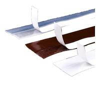 Burlete para Marcos De Puertas Y Ventanas, Tope De Aire De Silicona para Puertas con Fuerte Adhesivo, para Ventanas, 6 M (19,68 Pies) (Tamaño: 25 Mm (0,98 Pulgadas), Color: Marrón)