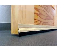 Burlete para puerta de aluminio color PINO de 92cm con fleco de alta calidad de 15mm resistente al desgaste, para superficies irregulares o lisas. Fijación con adhesivo de doble cara.