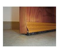 BURLETE BAJO PUERTA ADHESIVO CEPILLO BURCASA 094CM SAPELI 127300 ALUMINIO