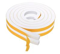 Burlete para puertas: tira de sellado autoadhesiva, barrera de aislamiento para el hogar, tapón de tiro multiusos | Sello de ahorro de energía para puertas y ventanas para reducción de ruido, prevenci