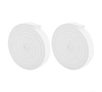 Burlete para ventana, 2 tiras de sellado de espuma, autoadhesivo, relleno de huecos, cinta aislante insonorizante, umbral de puerta (blanco)
