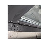 Burlete para Ventanas, Barra Protectora contra la Lluvia con ángulo de 135° - Burlete de Goma Duradero para una protección eficaz contra la Lluvia, con Adhesivo para Ventanas correderas y AB