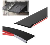 Burlete para Ventanas, Cinta Aislante para Puertas y Ventanas - Tira de Sellado de Goma autoadhesiva, Protector contra Goteo de Lluvia para el hogar y el automóvil, previene Fugas de Agua, 4