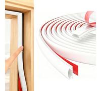 burlete puerta autoadhesivo de 8 m, burlete para puerta delantera de 10 x 6 mm, cinta de sellado para puertas, burlete resistente a la intemperie para reducción de ruido y eficiencia energética