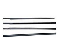 Burlete Puerta Coche Para Outlander Para Exterior Para CU MR487151 2000-2006 Protector Vidrio Decoración Burlete Clima 4 X Ventanas Goma Exterior