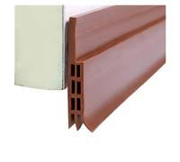 Burlete Puerta Entrada 1-4pcs Door Stopper Seal Strip 1m TPE Self-adhesive Under Gap Weather Acoustic Foam 5 Colors Anti Draft Tape(Brown,2pcs)