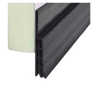 Burlete Puerta Entrada 1-4pcs Door Stopper Seal Strip 1m TPE Self-adhesive Under Gap Weather Acoustic Foam 5 Colors Anti Draft Tape(Black,3pcs)