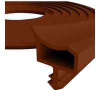 Burlete Puerta Entrada 15M, Junta de Goma para puertas e ventanas, Perfil de estanqueidad tira de Sellado Burletes Aislante Acústico