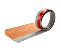 Burlete Puerta Entrada 1pcs 5mm Floor Transition Strip Self-Adhesive Waterproof PVC Cuttable Wear-resistant Sealing Carpet To Tile Floor Door(Grey)
