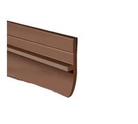 Burlete Puerta PVC Door Bottom Seal Strip Self-Adhesive Soundproof Under Guard Gap Stopper For Glass/Window Strong Adhesion Doorstop(Brown)