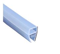 Burlete Transparente For Puerta De Ducha Y Baño, 100 Cm, PVC, 6 A 10 Mm, For Vidrio, Accesorios For Ventanas Vidrios Tira de Sellado Transparente(Type U 10mm)