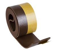 Burlete bajo de adhesiva de PVC marrón de 38 mm x 100 cm Geko