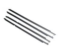 Burlete Ventana Burlete Ventanilla Puerta Coche Para Toyota Para Vios 2002-2018 Moldura Cristal Lateral Embellecedor Goma Impermeables Sellos Exteriores Automóvil Moldura Puerta