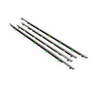 Burlete Ventana Coche Para CRV Para CR-V 2007-11 Burletes Ventana Goma Cromados Moldura Puerta Cinturón Ajuste Cinturones Sellado Vidrio Ventana Exterior