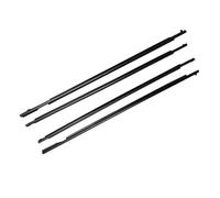 Burlete Ventana Juego De 4 Burletes Para Ventanas Coche Para Toyota Para Wish 2010-2016 Bandas Sellado Goma Negras Con Embellecedor Decorativo Moldura Puerta