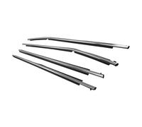 Burlete Ventana Juego De 4 Burletes Para Ventanas Laterales Coche Para Toyota Para Corolla 2008-2019 Burlete Sellado Para Puerta, Embellecedor Impermeable Moldura Puerta(2008-2013 cromo)