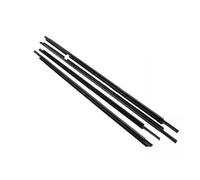 Burletes de Goma para Ventanas Exteriores de automóviles Toyota Land Cruiser LC200 J200 2008-2021, 4 Piezas (cromados)