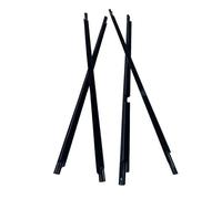 Burletes de ventana for LX470 1998-2007, molduras cromadas for vidrio de puerta lateral LC100, correas de sellado, molduras(Chrome)