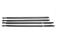 Burletes Para Automóviles Burlete De Goma Para Ventana Exterior Coche 4 Unidades Para Toyota Rav4 2006-2012 Resistente Al Agua Tira De Sellado A Presión Sello Ventana Automóvil