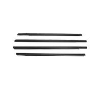 Burletes Para Automóviles Burlete de goma para vidrio ventana exterior para Citroen para Elysee 2014-2016 tira sellado para protección contra la intemperie Tirm Burlete Automotriz(Negro)