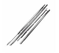 Burletes Para Automóviles Burlete Para Ventana Coche Para Toyota Para Avalon XX50 2019-2023 Tira Sellada Para Vidrio Puerta Cromado Resistente Al Agua Burlete De Sellado(4pcs)