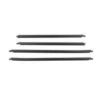 Burletes Para Automóviles Burlete Vidrio Exterior Ventana Coche Para Toyota Para Fortuner 2004-2015 Moldura Puerta Lateral Sello Presión Impermeable 4 Unidades Burlete Automotriz