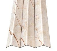 Burletes para umbrales de puertas， Protector de bordes PVC for papel tapiz baldosas cerámica, tira anticolisión for gabinetes, esquinas afiladas, borde moldura, parachoques(Style 12,5cm/2in Width)