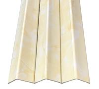 Burletes para umbrales de puertas， Protector de bordes PVC for papel tapiz baldosas cerámica, tira anticolisión for gabinetes, esquinas afiladas, borde moldura, parachoques(Style 9,4cm/1.57in Width)