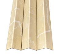 Burletes para umbrales de puertas， Protector de bordes PVC for papel tapiz baldosas cerámica, tira anticolisión for gabinetes, esquinas afiladas, borde moldura, parachoques(Style 6,4cm/1.57in Width)