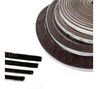 Burletes Para Ventanas Correderas, 5M(L) X 9mm(W) X 23mm(D), Burlete Ventana Corredera, Marrón, Burlete Cepillo Ventana Corredera, Burlete Persiana, Burletes Para Ventanas