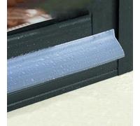 Burletes Transparentes Deflector Autoadhesivo Barrera Impermeable, Tira De Sellado De Bordes Flexibles Para Puertas Y Ventanas, Deflector De Lluvia Con Dorso Adhesivo