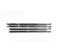 Burletes Ventanas Coche Para LAND Para CRUISER Para GRJ200 Para URJ202 Para UZJ200 200 Sello Ventana Automóvil Burlete Moldura Burlete Cromo Correa Sellado