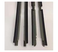 Burletes Ventanas Coche Para Toyota Para 4Runner 2009-2020 75711-35011: Laminado Goma Exterior Para Ventanas 4 Unidades Negro O Cromado Burlete Protector(Negro)