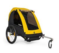 Burley Bee - Remolque de Bicicleta para niños, Amarillo/Negro, Doble