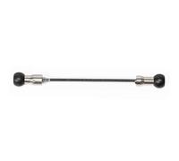 Burley Design Brocheta COHO de 5 mm (170 mm), Negro/Plateado