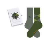 Burlington Basic Mix Gift Box M So algodón estampados 2 pares, Calcetines Hombre, Verde Green Mix 0080 Christmas, 40-46
