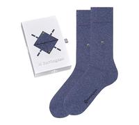 Burlington Basic Uni Gift Box M SO algodón unicolor 2 pares, Calcetines Hombre, Multicolor (Sortiment 0050), 40-46