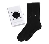 Burlington Basic Uni Gift Box M SO algodón unicolor 2 pares, Calcetines Hombre, Multicolor (Sortiment 0010), 40-46