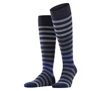 Burlington Blackpool M KH algodón largo estampado 1 par, Calcetines largos Hombre, Azul (Dark Blue Melange 6688), 40/46 EU