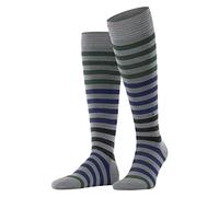 Burlington Blackpool M KH algodón largo estampado 1 par, Calcetines largos Hombre, Gris (Marengo 3391), 40/46 EU