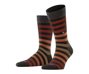 Burlington Blackpool M So algodón estampados 1 par, Calcetines Hombre, Marrón Dark Brown 5233, 40-46